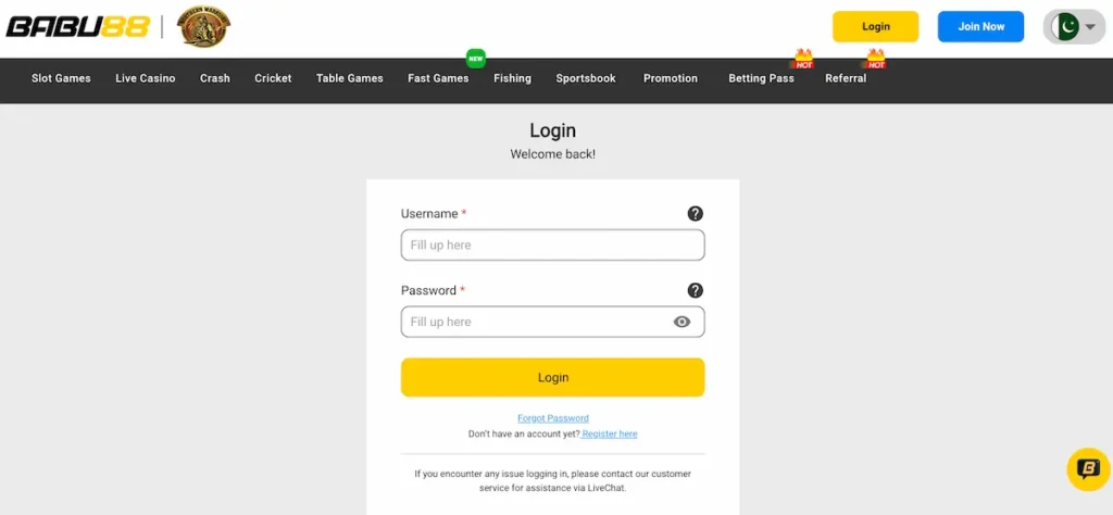 babu88 game login